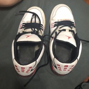 Jordan tennis shoes.